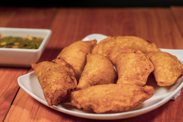 istock Fried empanadas, typical Colombian food 1442296518