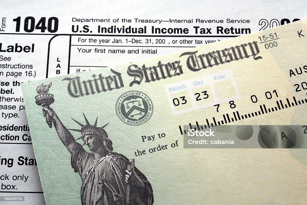 Les taxes de départ retour - Photo de Formulaire des impôts libre de droits