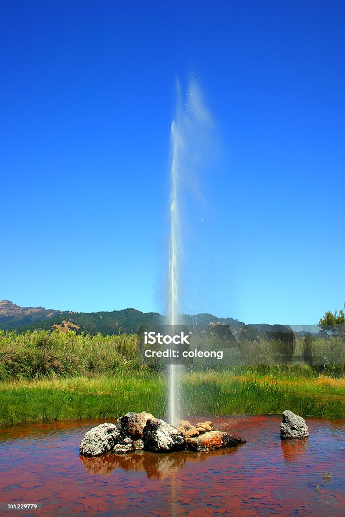 Calistoga del vecchio Geyser fedele, California - Foto stock royalty-free di Acqua