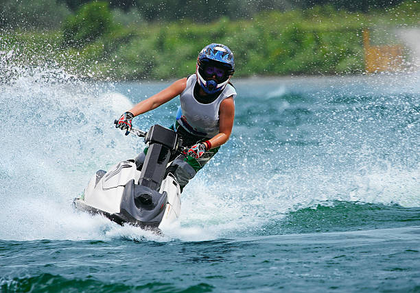 istock Jetbike rushes  with big speed 144229900