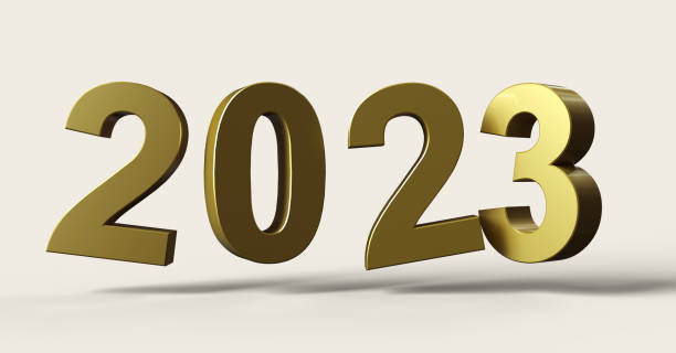 istock 2023 new year Gold colored 1442299429