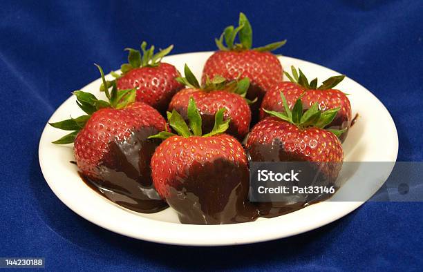 Chocolate Covered Strawberries In A Dish 2 Stock Photo - Download Image Now - Chocolate, Crockery, Dessert - Sweet Food