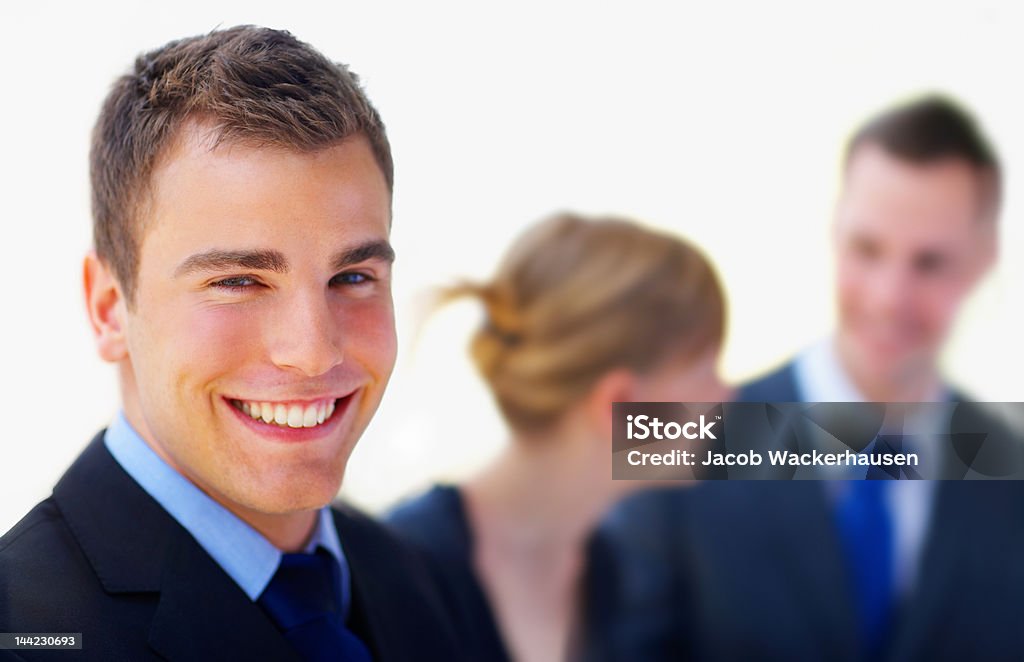 Primer plano de un hombre de negocios exitoso - Foto de stock de Adulto libre de derechos