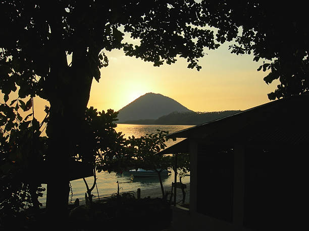 Sunset on the Bunaken island - Manado - Sulawesi - Indonesia.
