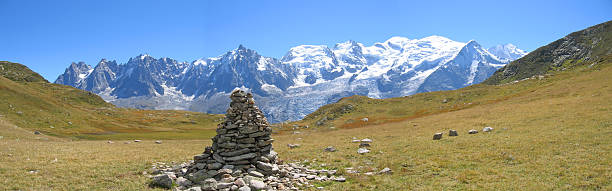 Alps Panorama stock photo