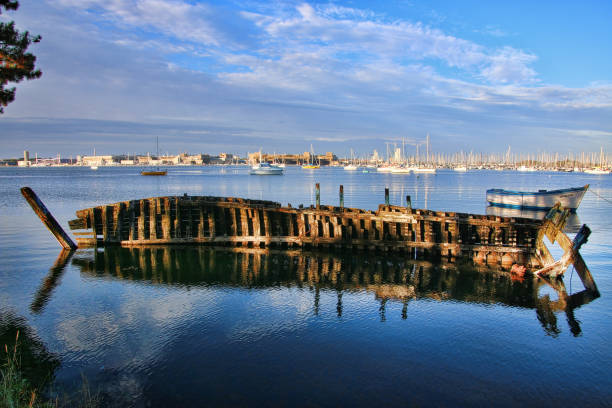 istock view on the base of Lorient 1442316277