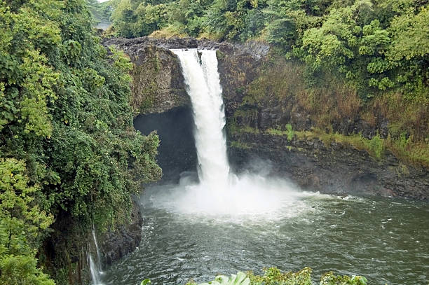 istock Rainbow Falls Waterfall, Big Island Hawaii 144231661