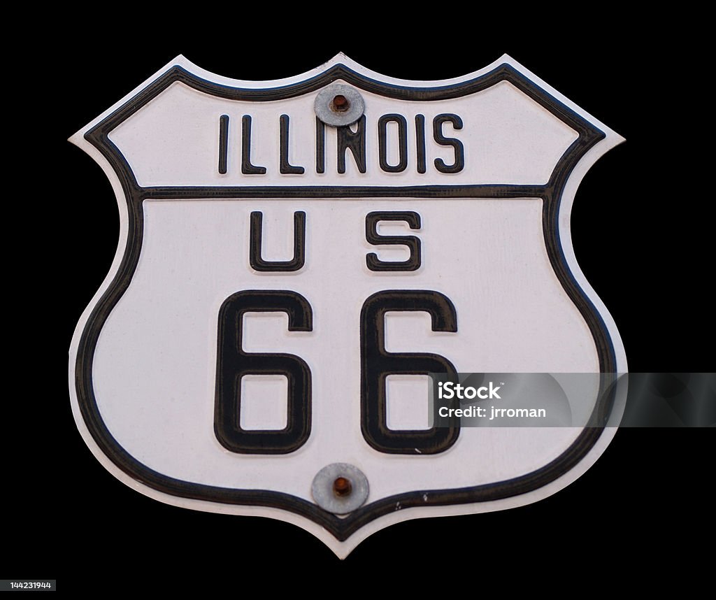 Señal de Route 66 - Foto de stock de Aventura libre de derechos