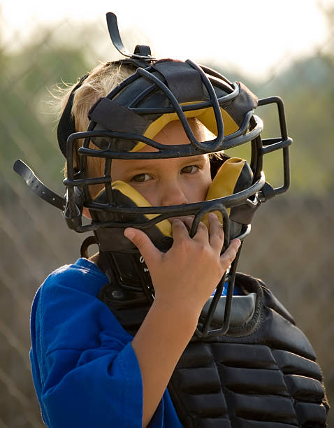 istock Youth League Catcher 144232182