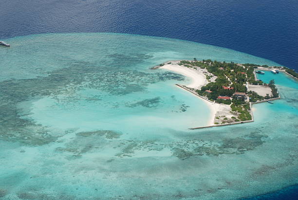 istock Maldives Island village 144232252