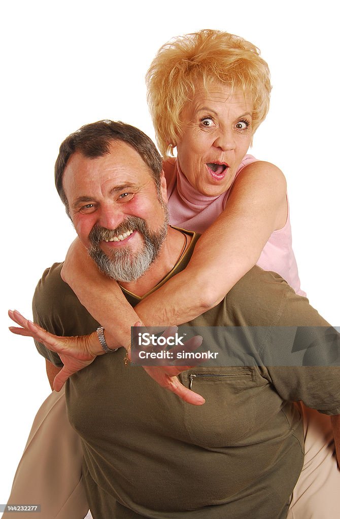 Sempre engraçado avós - Royalty-free 60-64 anos Foto de stock