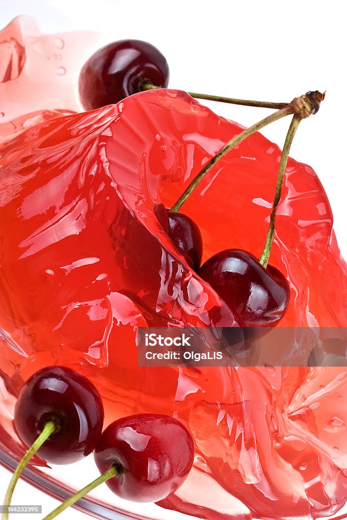 Mermelada de cereza dulce de fondo - Foto de stock de Alimento libre de derechos