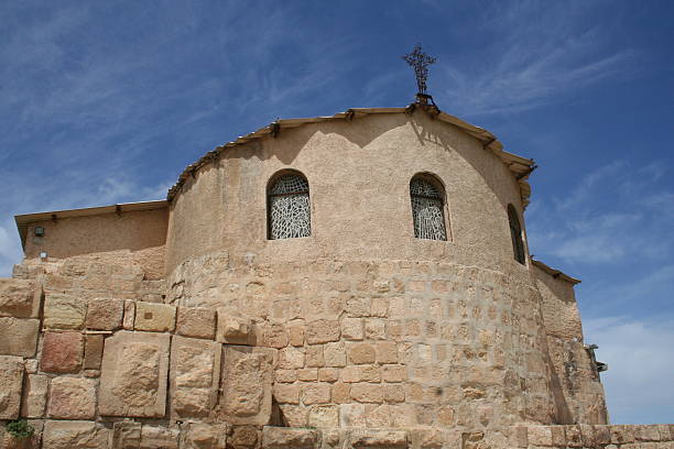 istock Moses Memorial Church, Mt Nebo, Jordan 144232610