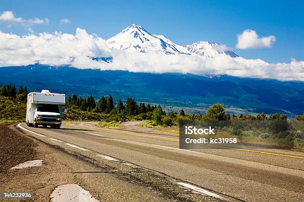 Travel America Stock Photo - Download Image Now - Motor Home, Cloud - Sky, Furlough