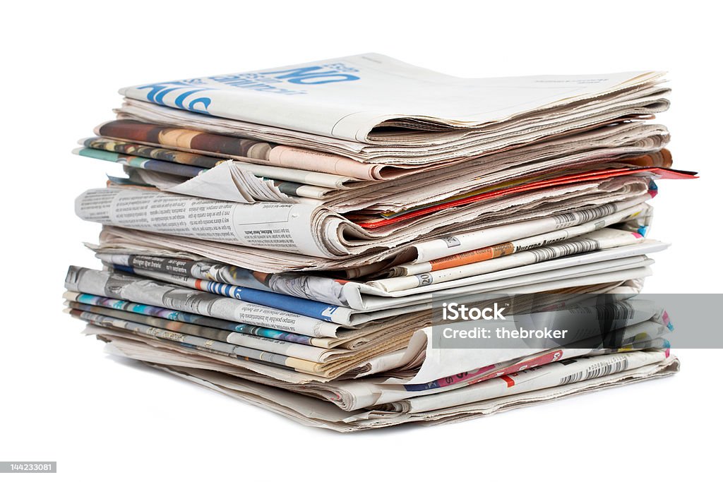 Newpapers - Royalty-free Pilha - Arranjo Foto de stock