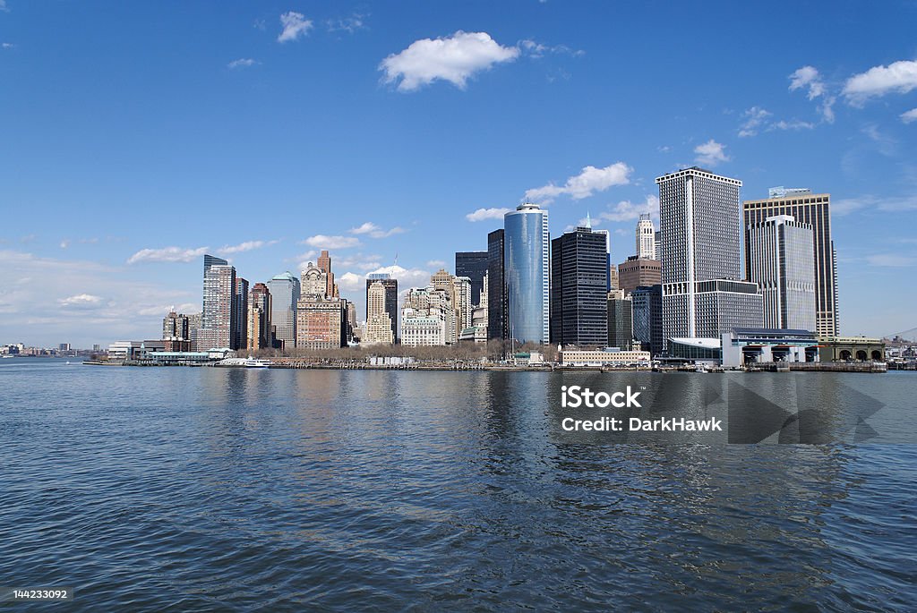 Skyline di Manhattan - Foto stock royalty-free di Acqua