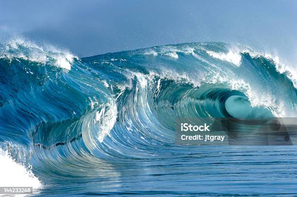 Giant Wave In Hawaii Stock Photo - Download Image Now - Wave - Water, Hawaii Islands, Sea