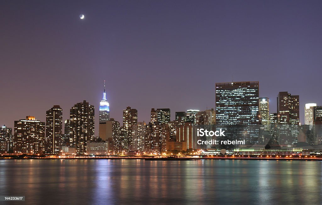 Luar sobre a Cidade de Nova Iorque - Royalty-free Cidade de Nova Iorque Foto de stock