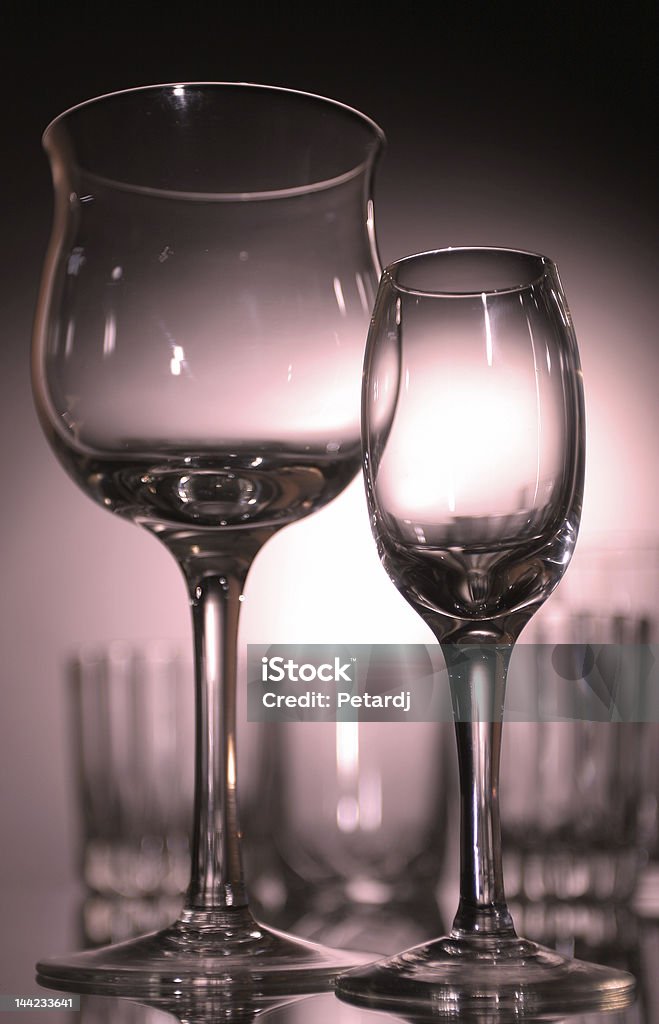 vine de vidro - Foto de stock de Branco royalty-free