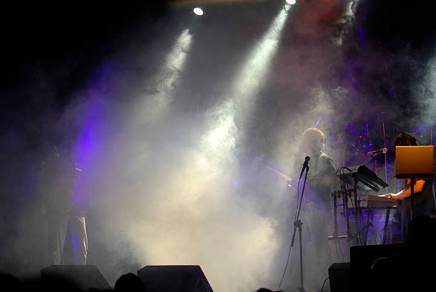 istock smoke filled scene at a rock concert 144233701