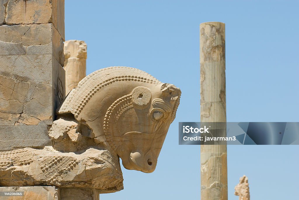 Ruínas da antiga cidade Persépolis - Foto de stock de Antigo royalty-free
