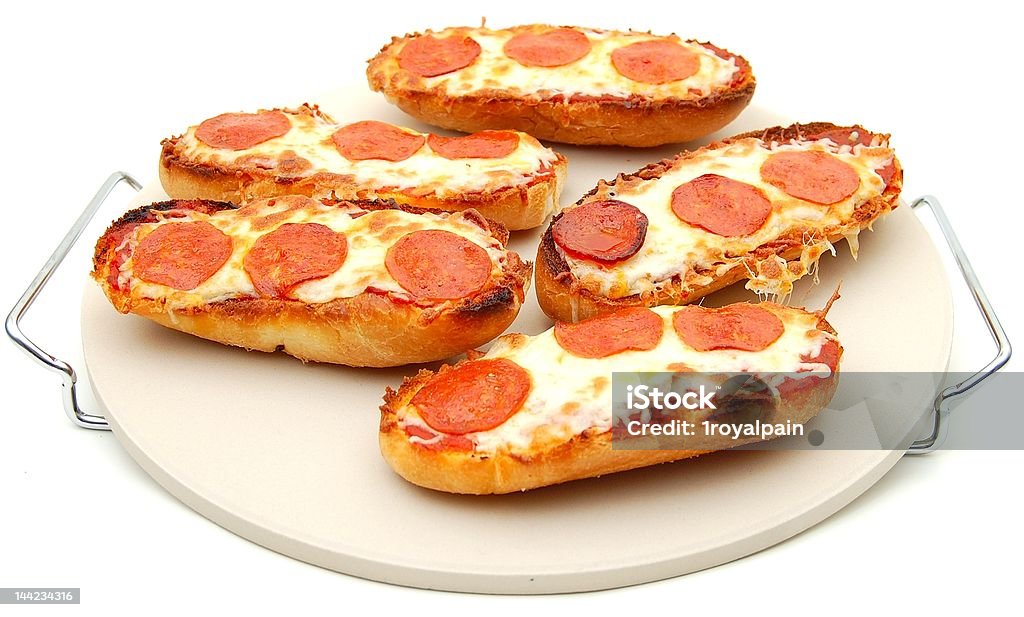 Mittagessen-Pizza - Lizenzfrei Baguette Stock-Foto