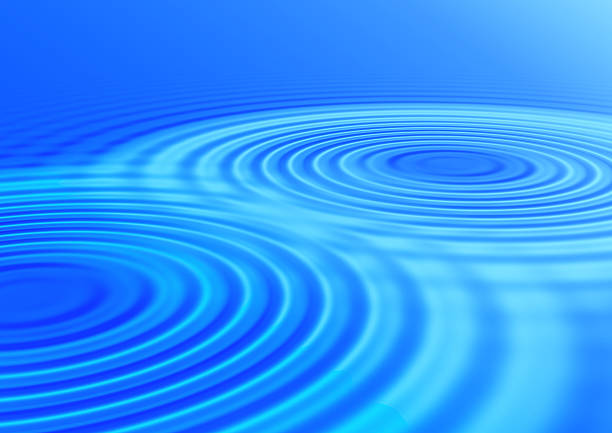 Dwa ripples wody – zdjęcie