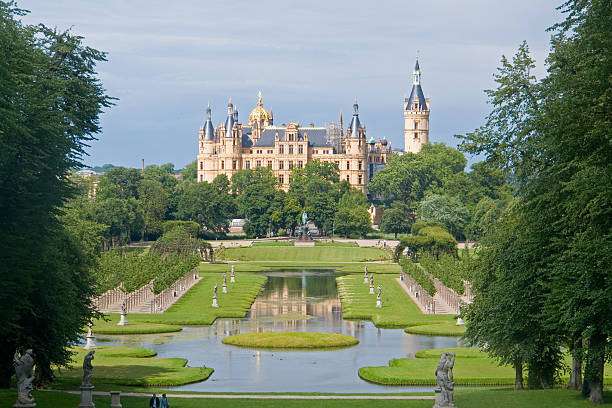 istock Landscape of Schwerin Castle in summer 144235625