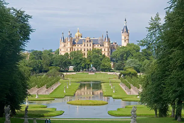 Photo of Landscape of Schwerin Castle in summer
