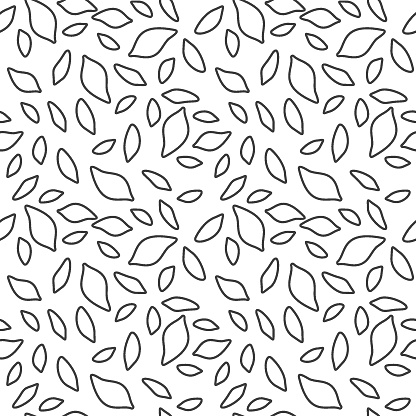 Trematoda Helminth Seamless Pattern - parasitic worms vector background