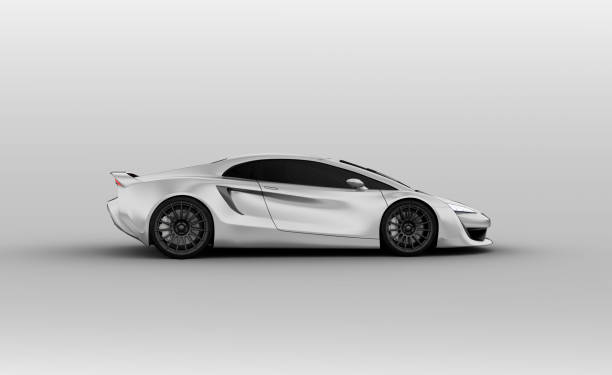 istock gray sportscar side view isolated on white 1442372903
