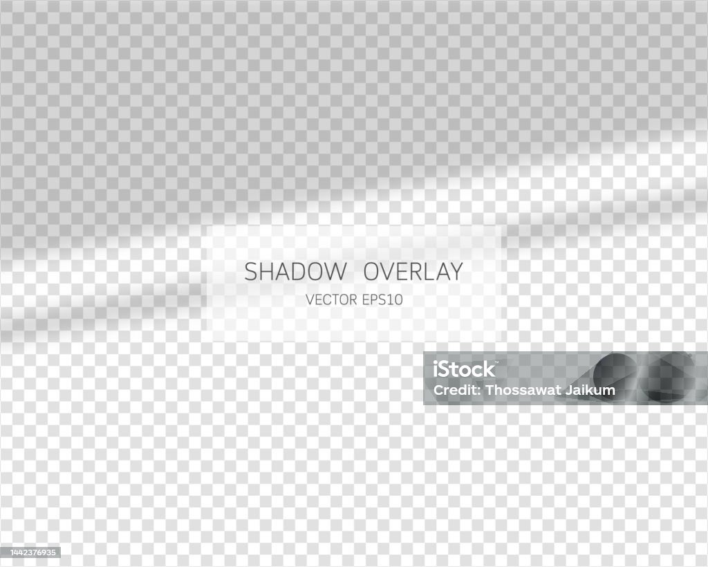 Shadow Effect Shadow Overlay Effect Natural Shadows From Window Isolated On ...