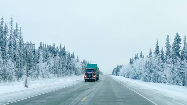 istock Trucking in Alaska 1442394210