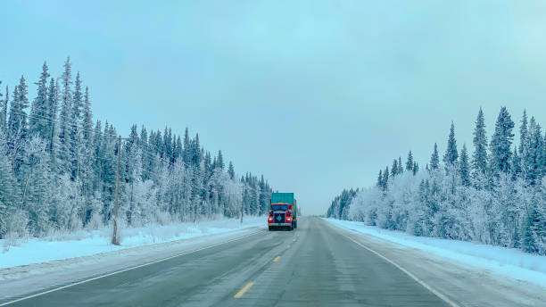 istock Trucking in Alaska 1442394240
