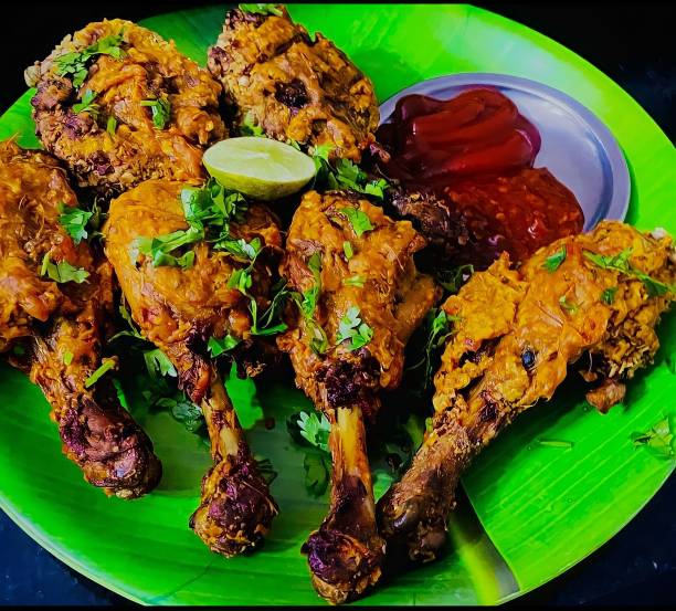 istock Spicy Tandoori chicken kabab 1442395919