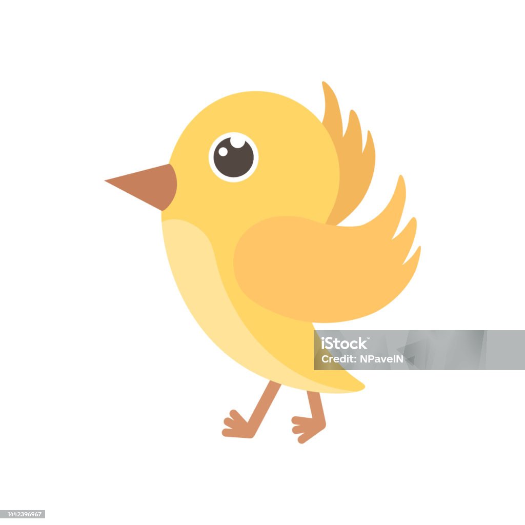 Chim Non Hình Ảnh Của Một Con Chim Màu Vàng Bay Chim Dễ Thương ...