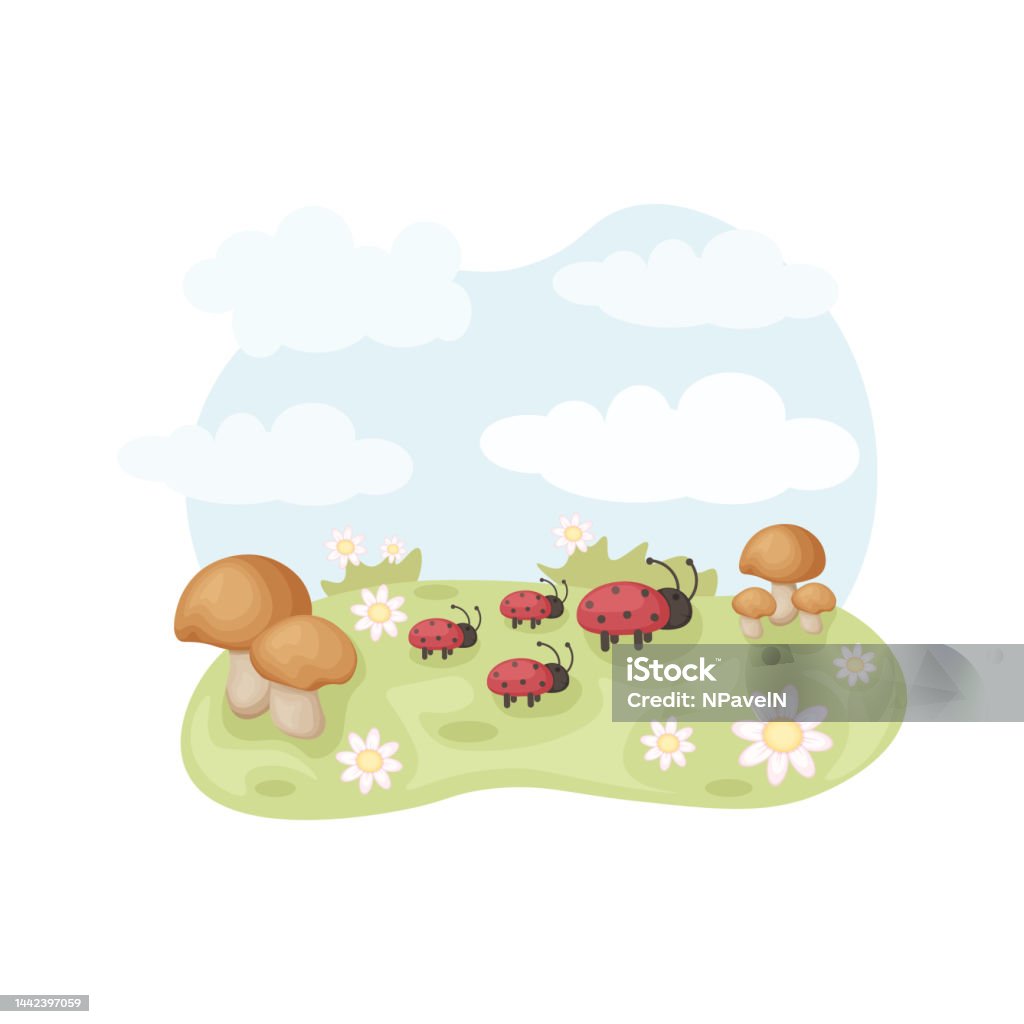Ladybugs Minh Họa Mùa Xuân Với Hình Ảnh Của Bọ Rùa Một Khoảng ...