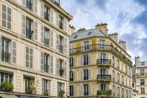 istock Paris, beautiful building in the 11e district 1442397191