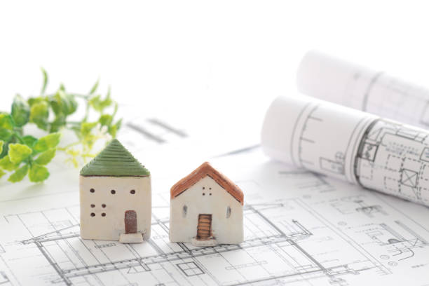 istock House model and blueprint image of my home 1442398849