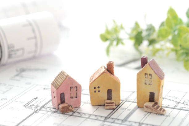 istock House model and blueprint image of my home 1442398872