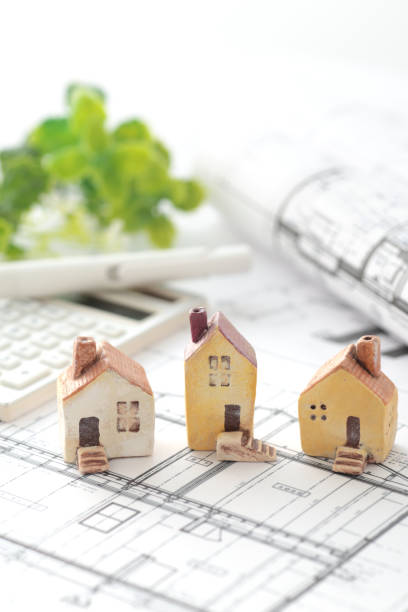istock House model and blueprint image of my home 1442398885