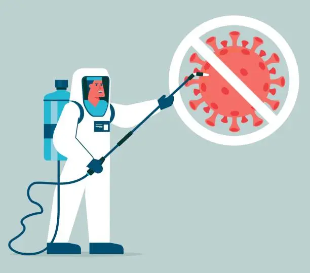 Vector illustration of cleaning