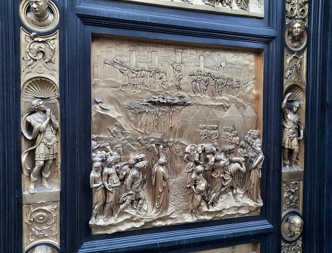 La Puerta del Paraíso (Porta del Paradiso, en italiano), Baptisterio de Florencia, Florencia, Italia