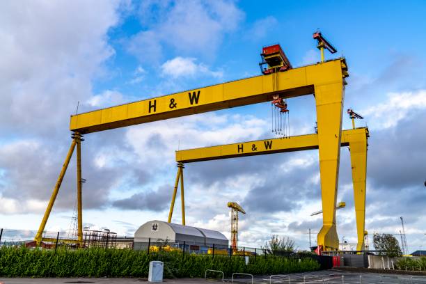 Heavy industry machinery - cranes and other things used at a harbour