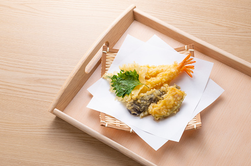 Japanese food image using tempura