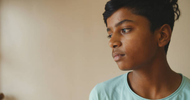 istock Portrait of a handsome young boy from India 1442412453