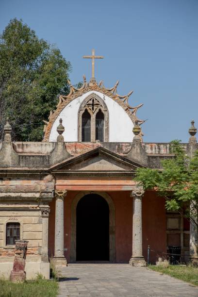 belen cemetery of guadalajara Belen cemetery tombs in day of the dead in Guadalajara Jalisco Mexico, pantheon santa paula, halloween concept all hallows by the tower stock pictures, royalty-free photos & images