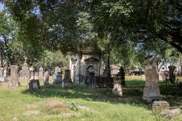 belen cemetery of guadalajara Belen cemetery tombs in day of the dead in Guadalajara Jalisco Mexico, pantheon santa paula, halloween concept all hallows by the tower stock pictures, royalty-free photos & images