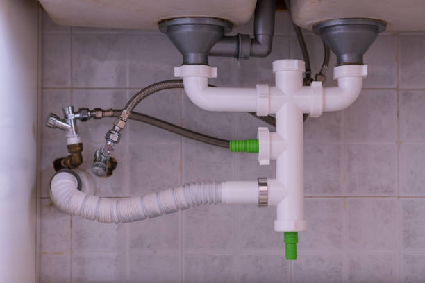 istock Kitchen pipes of pvc 1442412926