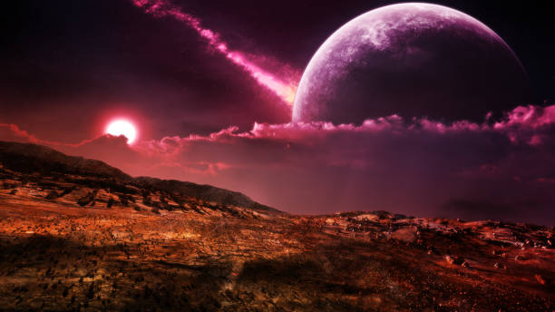 istock 3D rendering of a digital planet in space 1442415566